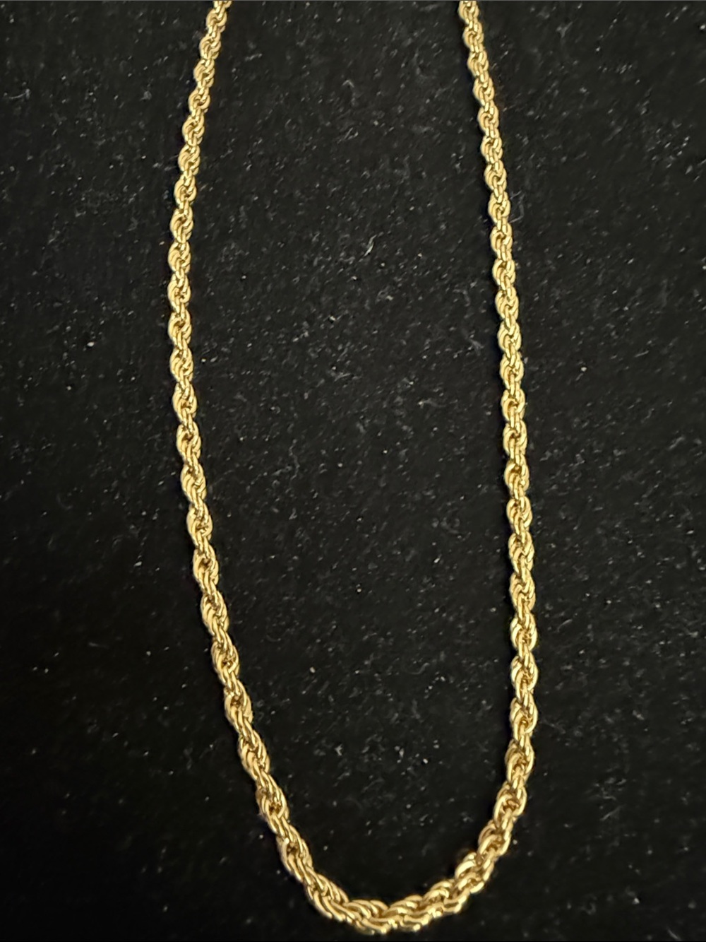 Classic Gold Rope Chain Necklace - Women